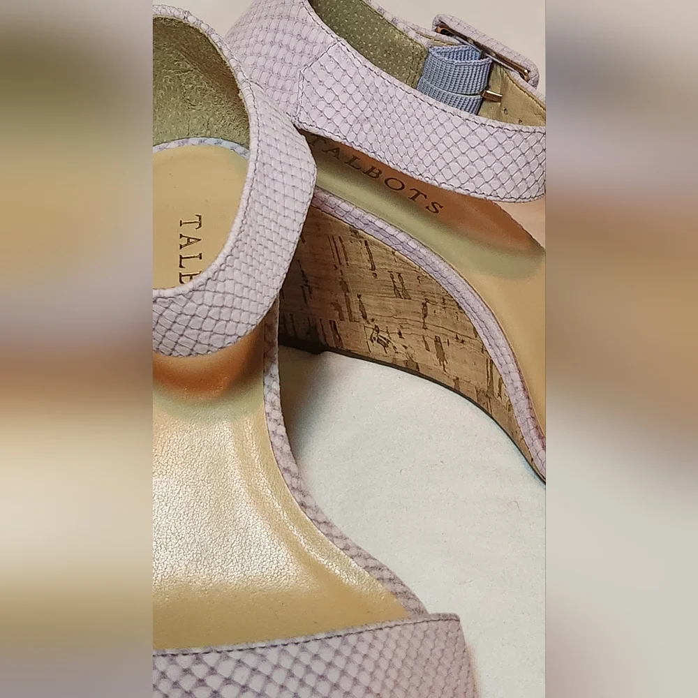 Talbots Lavender‎ Wedge Sandals